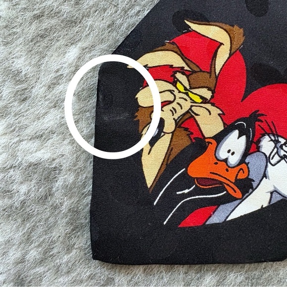 Vintage ‘90s Looney Tunes Warner Bros. Silk Tie - Picture 7 of 8